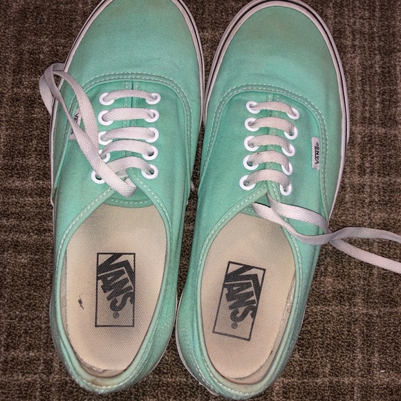 Vans Shoes - Teal Authentic Vans
